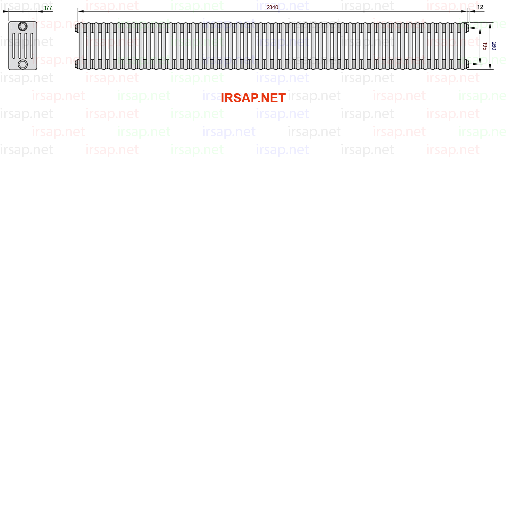 Радиатор IRSAP Tesi 50260/52 T02 CL 01